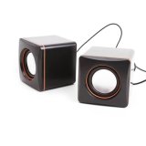Loa vi tính mini hình xí ngầu (Đen)