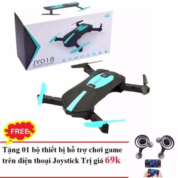 Máy bay Chụp Ảnh Selfie trên cao Flycam JY018+ Tặng thiết bị hỗ trợ chơi game Joystick