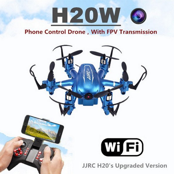 Máy bay JJRC H20W Hexacopter - Wifi FPV truyền hình trực tiếp (Xanh)