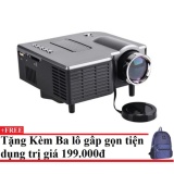 [HCM]Máy chiếu mini Projector LED UC28 (đen) + Tặng kèm balo du lịch gấp gọn