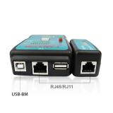 Máy đo test cáp mạng RJ45, cáp điện thoại RJ11, USB 2.0 AM-BM thương hiệu SMB Đài Loan CT-168