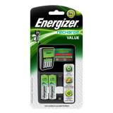 Máy sạc pin Energizer CHVCM4 kèm 2 pin sạc AA (Trắng đen)