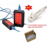 Máy test mạng RJ45, RJ11Noyafa NF-468 Tặng Dao nhấn mạng krone và Hộp 100 đầu mạng RJ45
