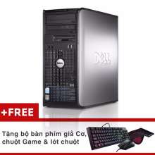 Máy tính để bàn Dell Optiplex 760 MT (Core 2 Duo E8400, Ram 4GB, HDD 500GB) + Quà Tặng - Hàng Nhập Khẩu
