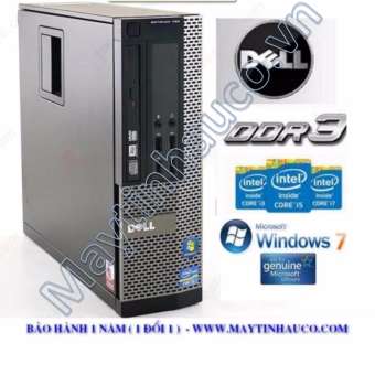 Máy tính để bàn Dell optiplex 990 ( Core i3 RAM 4GB HDD 250GB) Tặng chuột không dây chính hãng , Bàn di chuột , Bảo hành 24 tháng - Hàng nhập khẩu (Xám)
