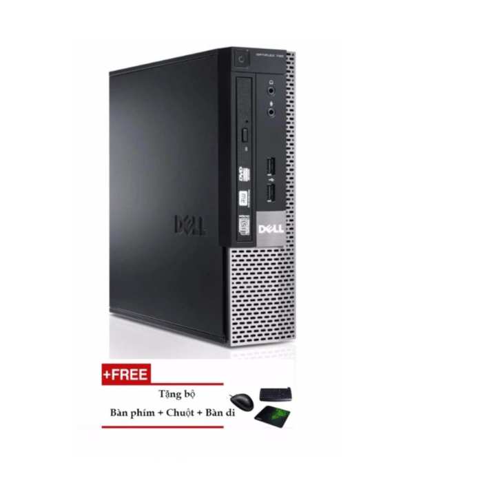 Máy tính đồng bộ Dell Optiplex 7010 Intel Core i3 2120 3.3GHz, Ram 4GB, HDD 250GB + Tặng chuột + bàn phím + bàn di - Hàng nhập khẩu.