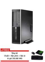 Máy tính đồng bộ HP Compaq 8000 SFF Core 2 Duo E8500, RAM 4GB, HDD 250GB (Tặng bộ bàn phím + chuột + bàn di) - Hàng nhập khẩu.