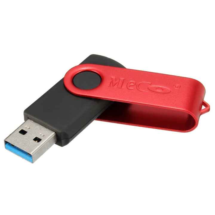 Meco 16GB USB3.0 Color Alloy Stamping Flash Driver Memory Stick Thumb Pen U Disk Read-Write 15M 45M Red - Intl
