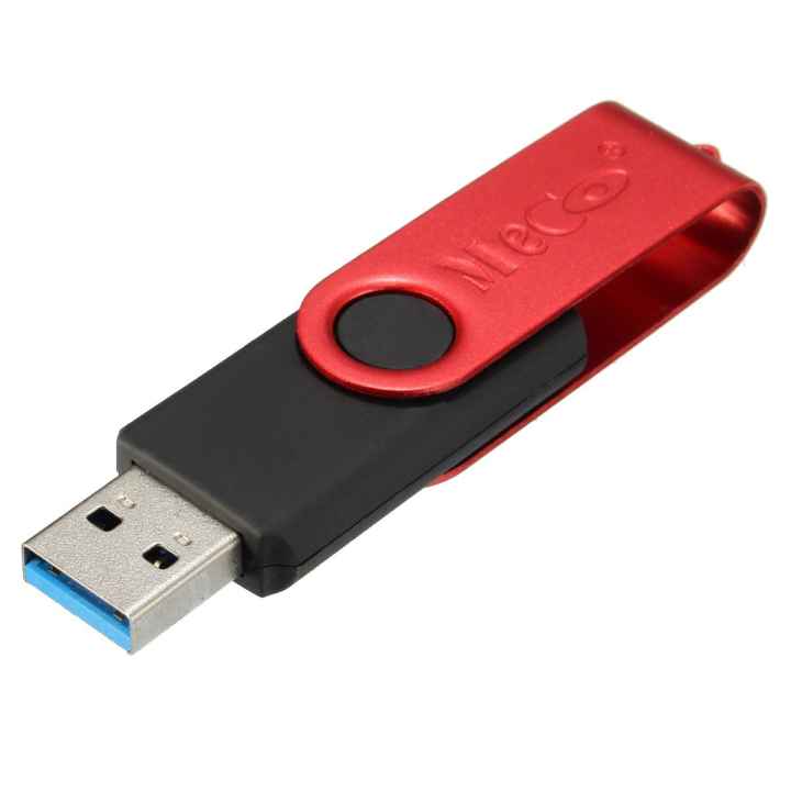 Meco 16GB USB3.0 Color Alloy Stamping Flash Driver Memory Stick Thumb Pen U Disk Read-Write 15M 45M Red - Intl