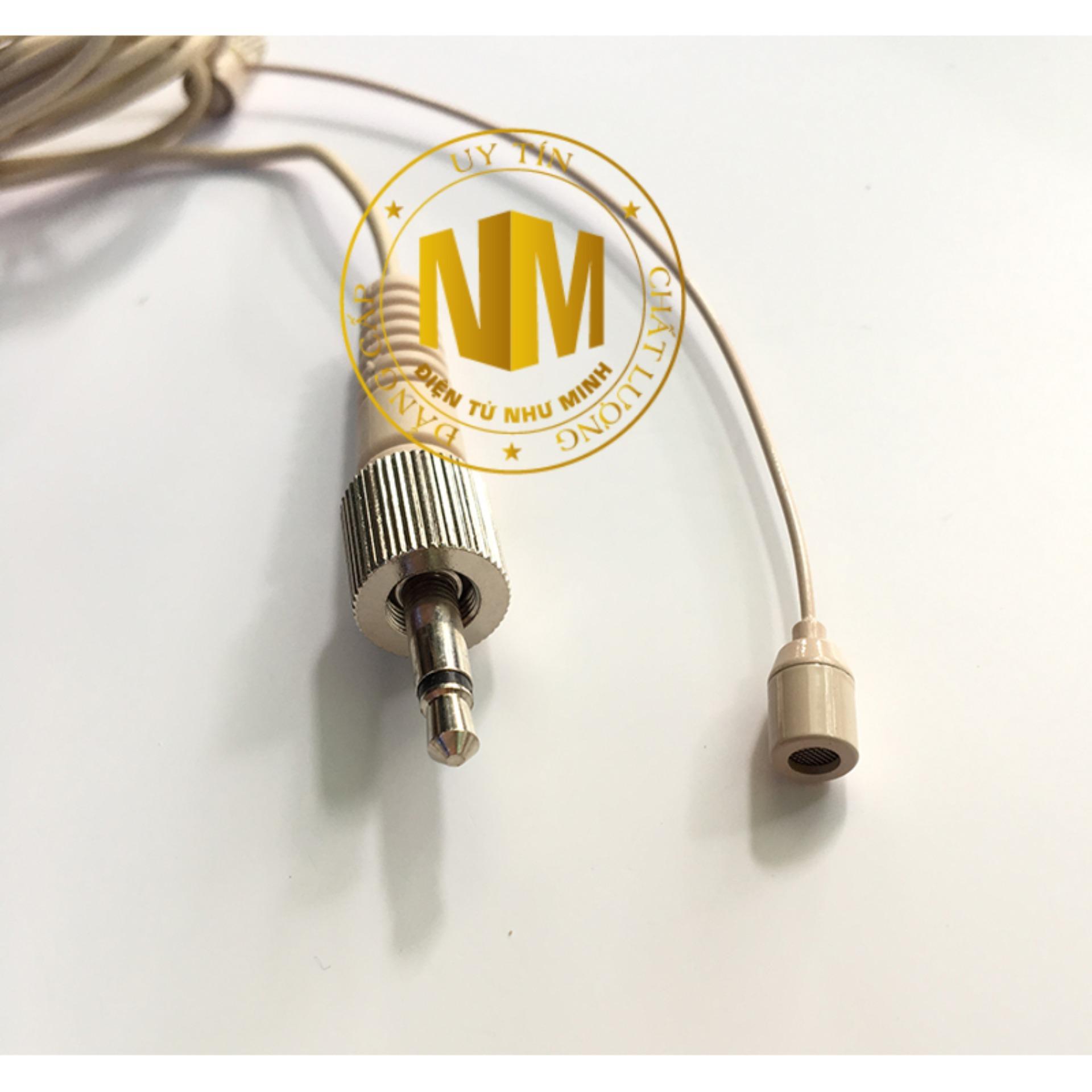 [HCM]Mic hạt gạo - Micro Đeo tai Sennheiser 3.5mm vặn răng Trong