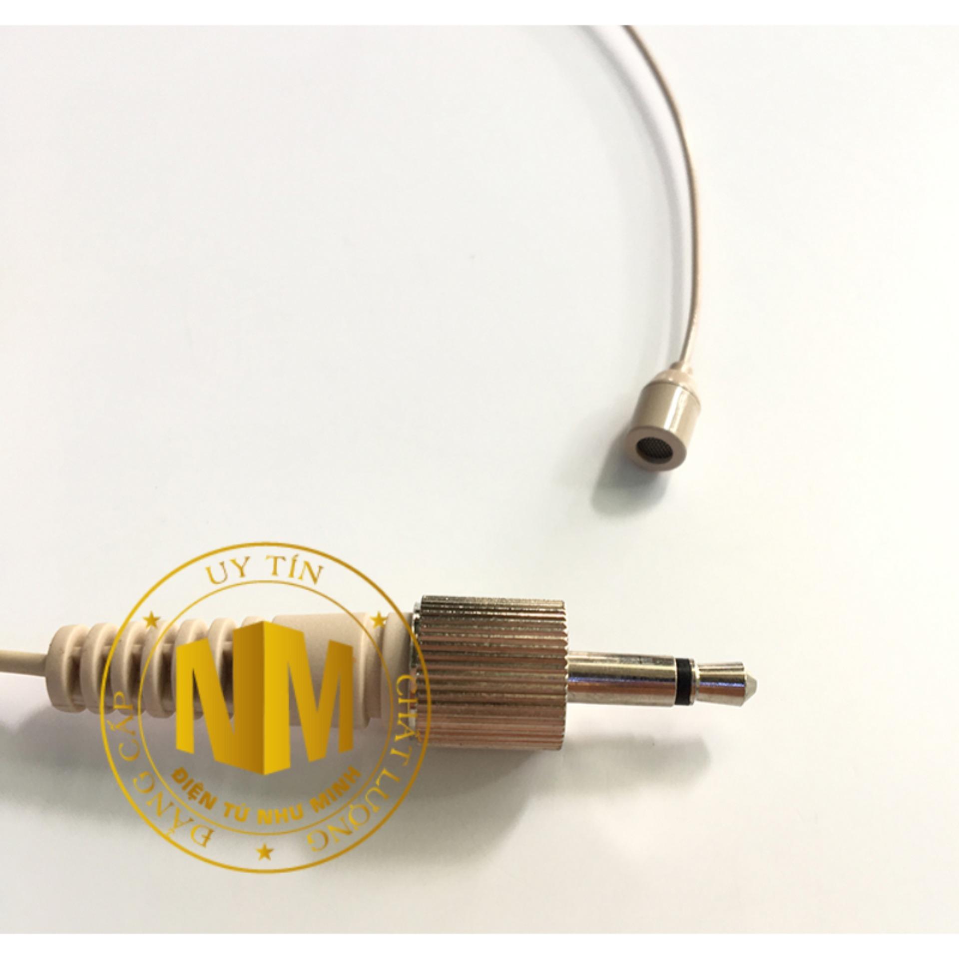 [HCM]Mic hạt gạo - Micro Đeo tai Sennheiser 3.5mm vặn răng Trong