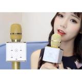Micro hát karaoke kiêm loa bluetooth Q7 2017 new (vàng)