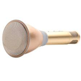 Micro karaoke Bluetooth có loa K- 068 3 in 1 (Vàng)  