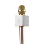 Micro karaoke tích hợp loa Bluetooth Q7 (Vàng đồng)