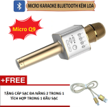Micro kiêm loa Q9 kết nối bluetooth + Tặng cáp sạc đa năng