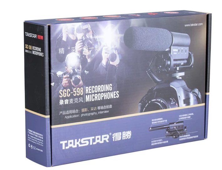 Micro quay phim - phỏng vấn Takstar SGC-598 (Đen)