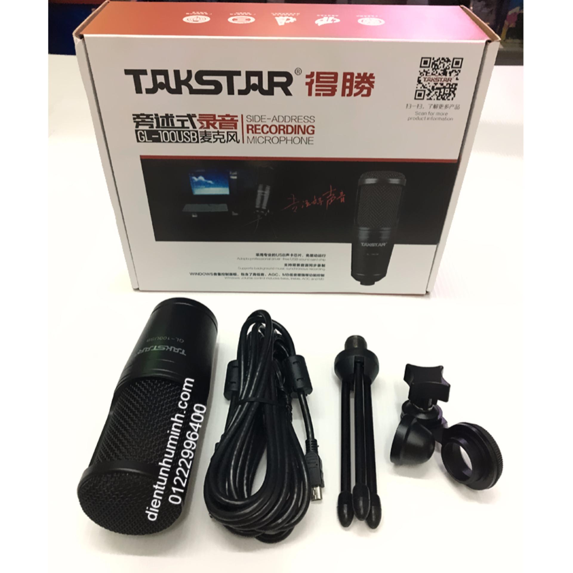 Micro thu âm máy tính Takstar GL-100 USB