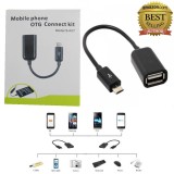 Micro USB Mobile Phone OTG Connect Kit Cable (Black/White)