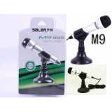 Microphone cho máy tính Salar M9/mic thu âm máy tính (Đen)