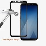 Miếng dán full màn hình 4D cho Galaxy A8 2018 - Trắng