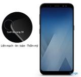 Miếng dán full màn hình 4D cho Galaxy A8 2018 - Trắng