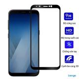Miếng dán full màn hình 4D cho Galaxy A8 2018 - Trắng