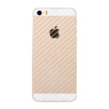 Miếng dán mặt sau vân carbon cho iPhone 5 5S 5SE (Trong suốt)