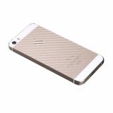 Miếng dán mặt sau vân carbon cho iPhone 5 5S 5SE (Trong suốt)