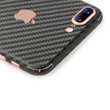 Miếng dán mặt sau vân carbon cho iPhone 7Plus/ 8Plus (Đen)