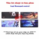 Miếng lót chuột và bàn phím chơi game NTC1 - Loại Mousepad Control (hình game)