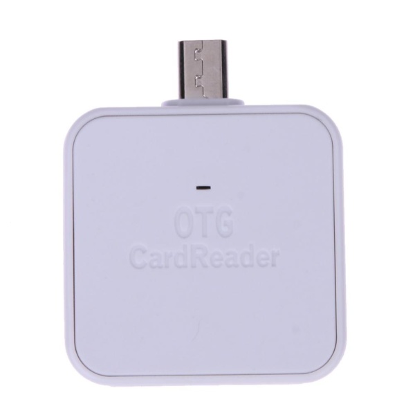Mini 2 trong 1 CỔNG Micro USB 2.0 OTG Adapter SD TF Đầu Đọc Thẻ dành cho Android (Trắng) -quốc tế