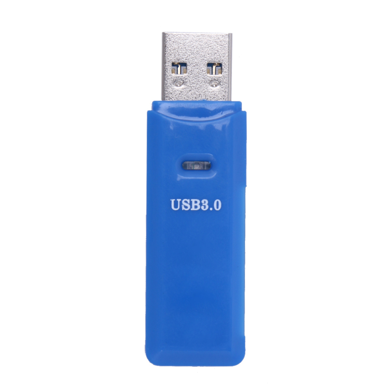 MINI 5 Gbps 2in1 Tốc Độ Cao USB 3.0 Micro SD SDXC Card Đọc Thẻ TF (Xanh Dương)-quốc tế