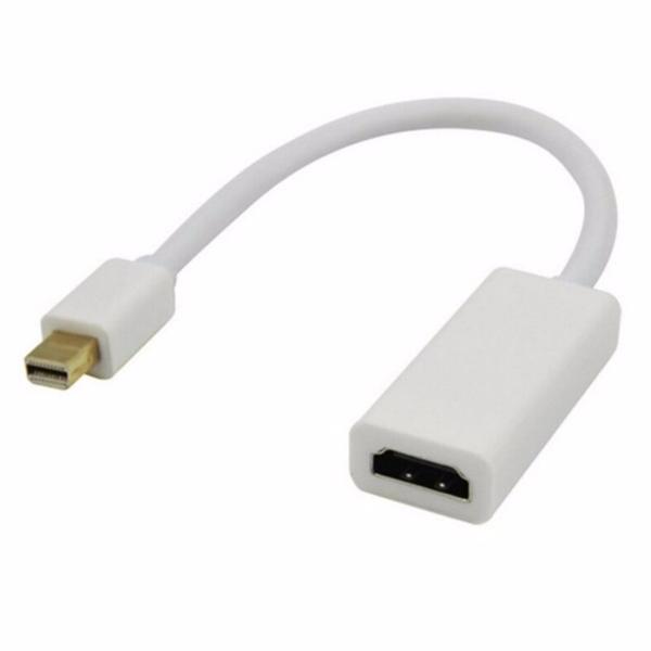 Mini Display Port DP Thunderbolt to HDMI Adapter Cable for iMAC Macbook PRO White - intl