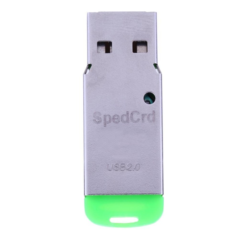 Bảng giá Mini Di Động Nhẹ USB2.0 Cổng Kim Loại Ốp Lưng Thông Minh SD/Thẻ TF cho MÁY TÍNH (Xanh)-quốc tế Phong Vũ
