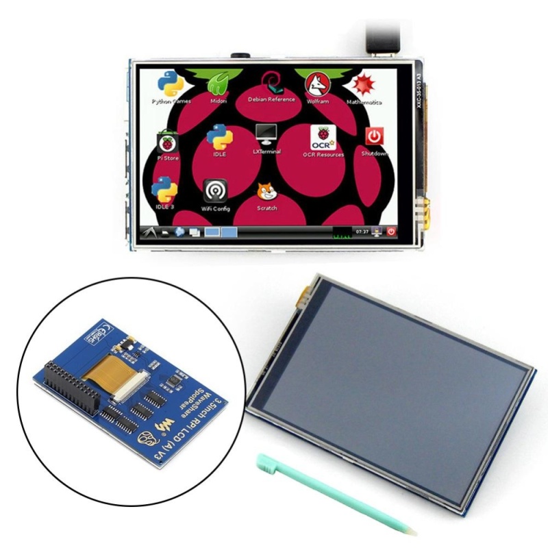 Bảng giá Moonar For Raspberry Pi 3 Model B 3.5 Inch 480*320mm LCD Display Touch Screen + Pen Set - intl Phong Vũ