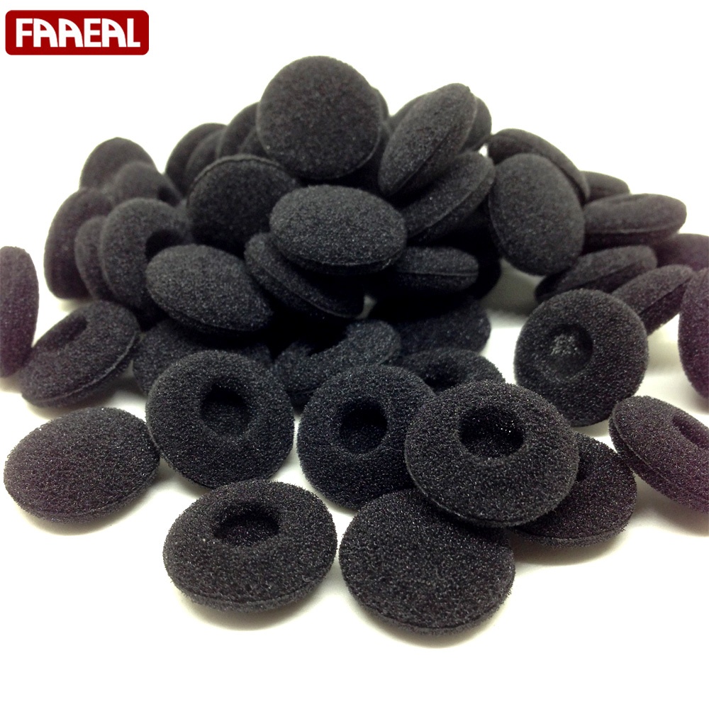New Black 10pcs Soft Replacement Earphone Ear Pads Bud Foam Earbud Cover For Earphones headphones Headset Accessories - intl