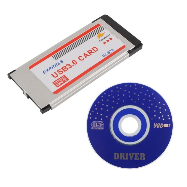 Bảng giá MỚI Thể Hiện Thẻ ExpressCard 34 mét ra 2 Cổng 2 Cổng USB 3.0 Adapter Thẻ BC628-quốc tế Phong Vũ