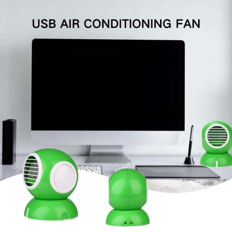 Bảng giá Newworldmall Portable USB Leafless Cooling Air Fan Desk Table Green Toggle Switch Computer PC - intl Phong Vũ