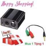 Nguồn Phantom 48v cho Micro Condenser cao cấp Tặng kèm Dây chia Mic và Loa SR7