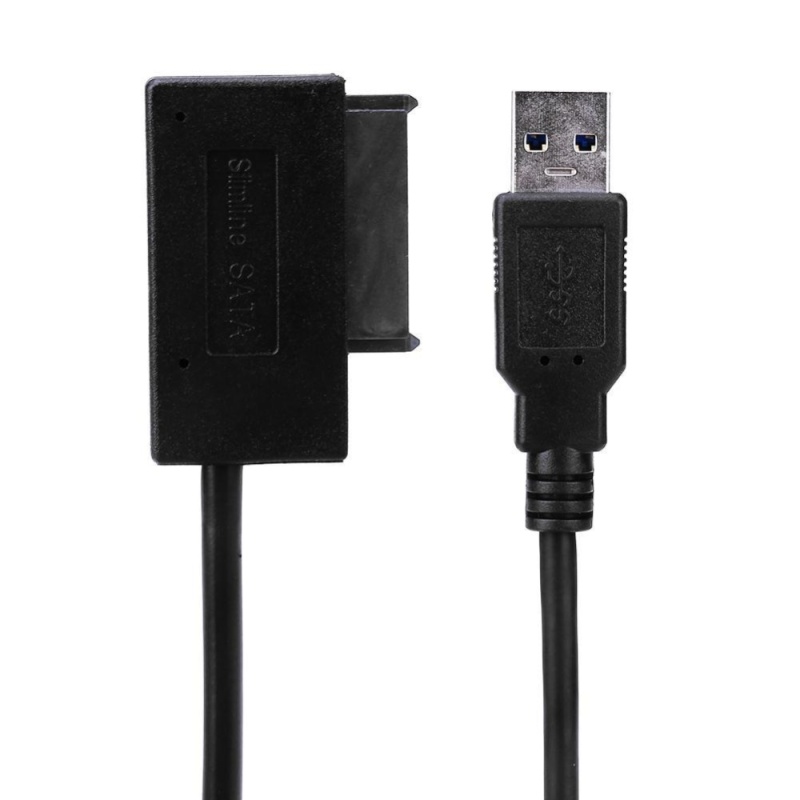 Bảng giá Notebook 7+6Pin Slimline SATA to USB2.0 Converter Adapter Easy Drive Cable (Black) - intl Phong Vũ