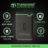 Ổ cứng di động Transcend StoreJet 25M3S 1TB (Đen)