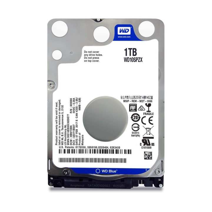 Ổ cứng gắn trong cho Laptop 1Tb WESTERN SATA (BLUE)(WD10SPZX)