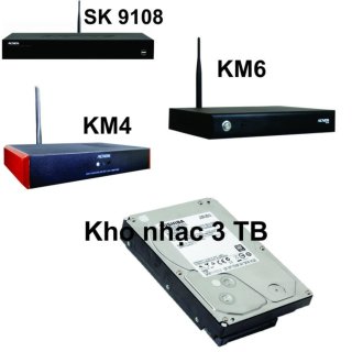 Ổ Cứng Kho Nhạc karaoke Đầu Acnos SK 9108,KM4,KM6 HDD 3TB 3TB thumbnail