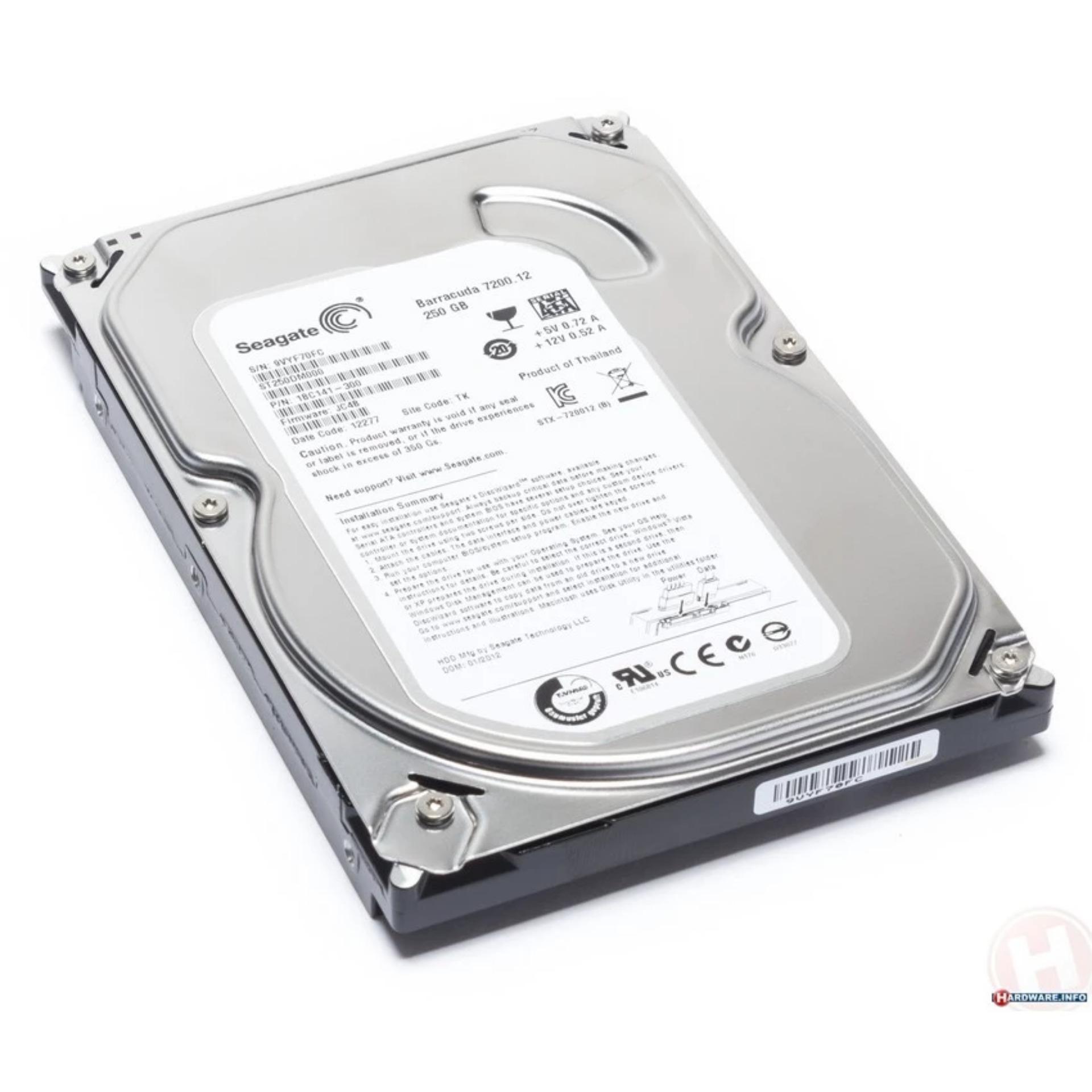 Ổ cứng seagate 250G sata dành cho máy tính bàn