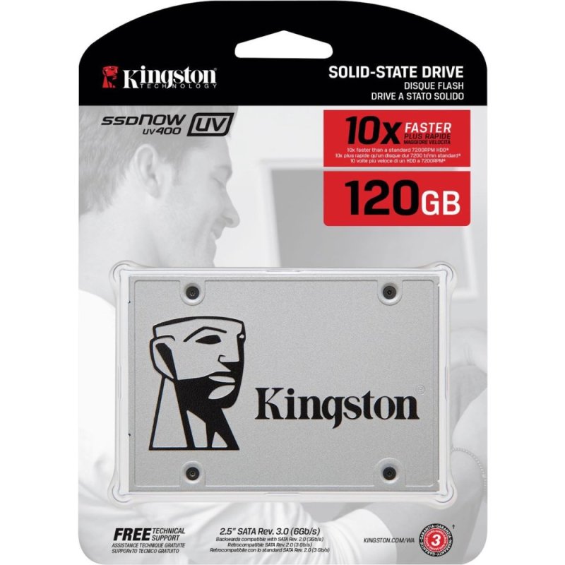 Bảng Gia ổ Cứng Ssd Kingston Uv400 Sata 3 1gb Suv400s37 1g Bạc Phong Vũ