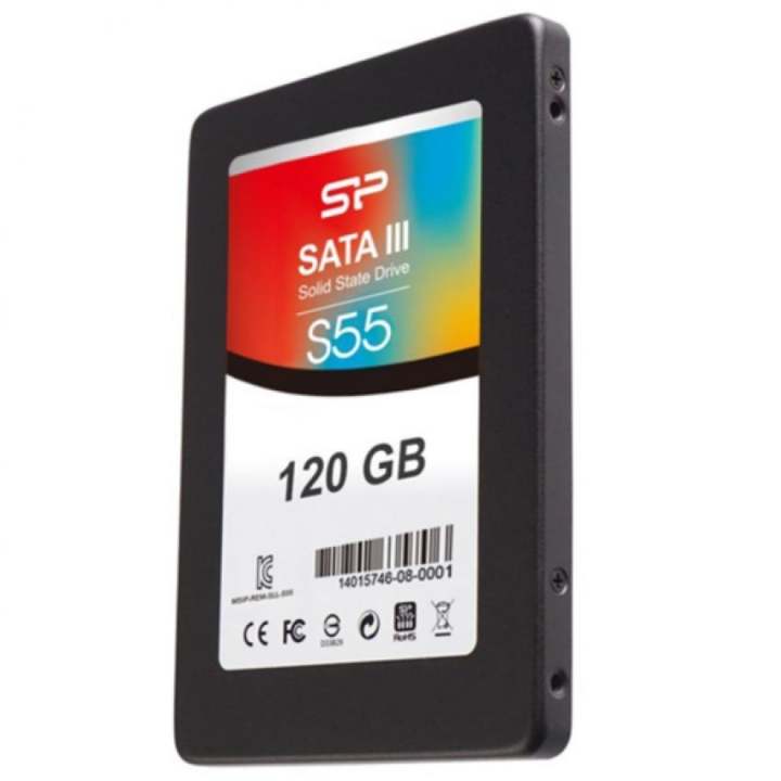 Ổ cứng SSD Silicon Power SATA III S55 120GB (Đen)