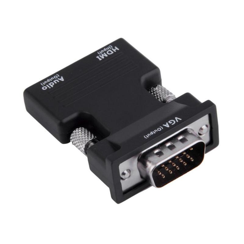 Bảng giá OH HDMI to VGA Male + tặng Bộ Chuyển Đổi Âm Thanh Hỗ Trợ 1080 p Tín Hiệu Đầu Ra (Đen) Phong Vũ