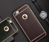 ỐP DA CAO CẤP CHO IP 7,8PLUS  VÂN ĐEN mã A101