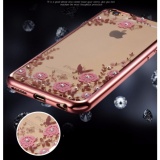 Ốp dẻo hoa đính đá Iphone 6/6s PLus