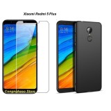 Ốp dẻo + kính cường lực cho Xiaomi Redmi 5 Plus